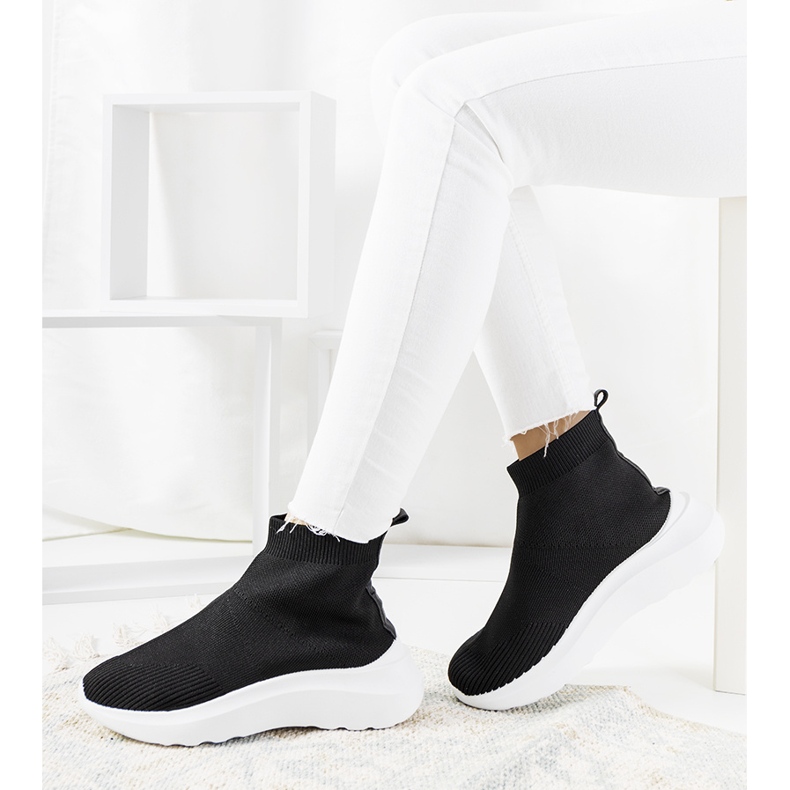 Black high-top sneakers from Jennifer 1