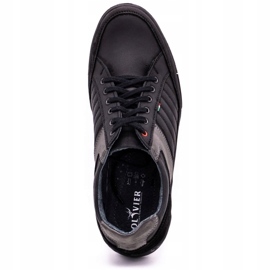 Olivier men's leather shoes 236GT black 4