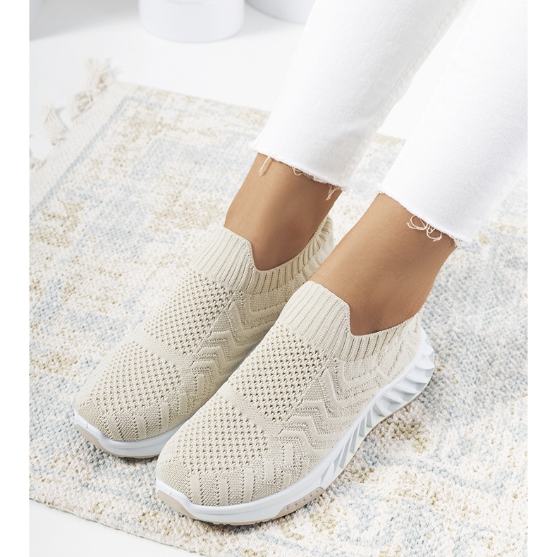 Alexandrin beige sports sneakers 1 Alexandrin beige sports sneakers 1