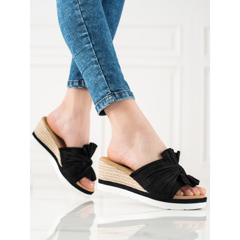 W. Potocki Wedge Sandals Potocki black 2