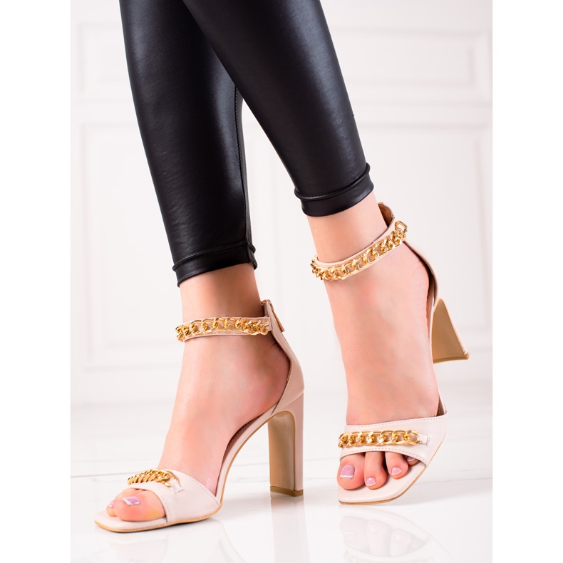 W. Potocki Elegant Potocki sandals beige 1