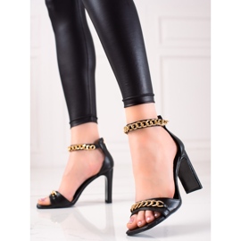 W. Potocki Elegant Potocki sandals black 1