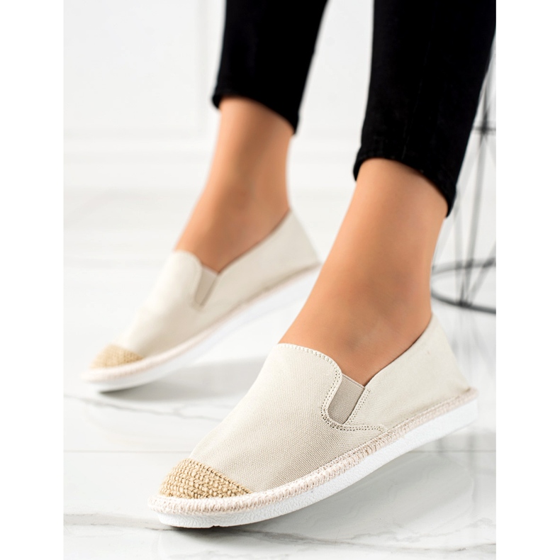 TRENDI Casual Beige Espadrilles 1