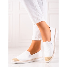 TRENDI Casual White Espadrilles 1