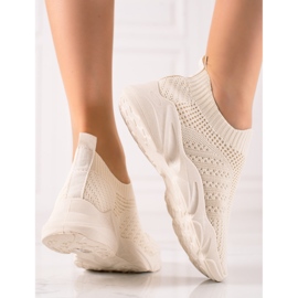 Sweet Shoes Slip-on Sports Sneakers beige 1 Sweet Shoes Slip-on Sports Sneakers beige 1