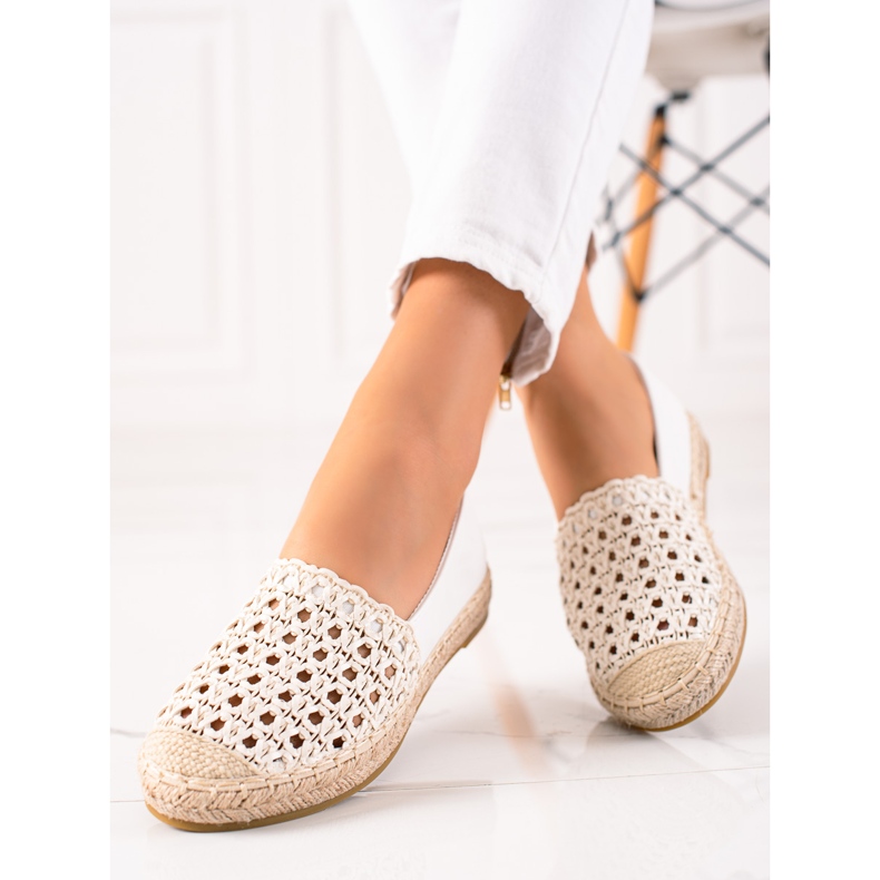 Lucky Shoes Braided Espadrilles beige 2