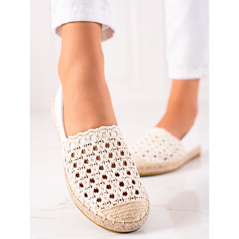 Lucky Shoes Braided Espadrilles beige 1