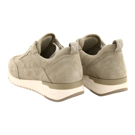 Caprice Women's Openwork Leather Shoes 23708-28 in shades of green 5