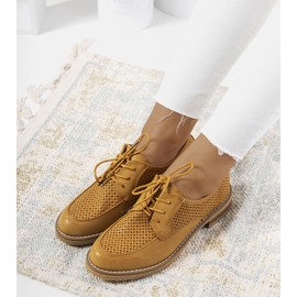 Edda brown openwork oxfords 1