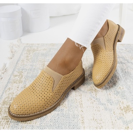Beige openwork Nilde shoes 1