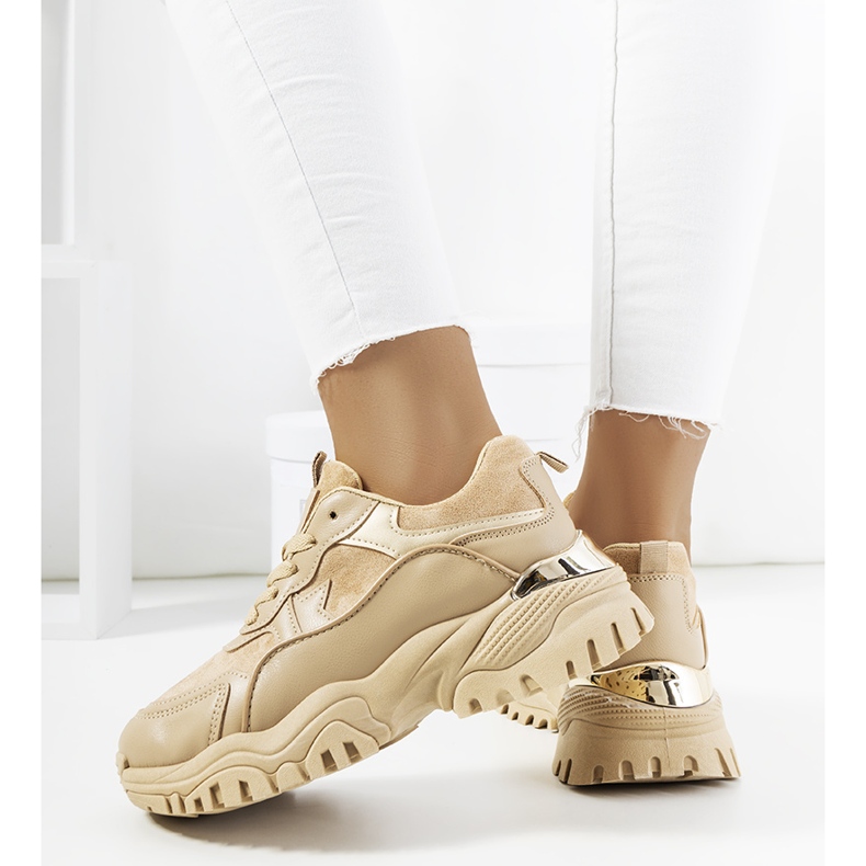 Livorno women's brown sneakers 1