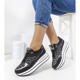 Black Farnese sneakers silver 1