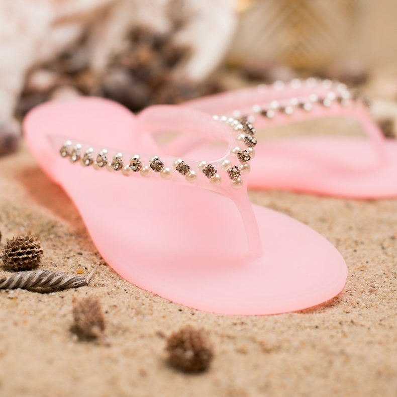 Flip-flops With Ornaments Vices pink 1