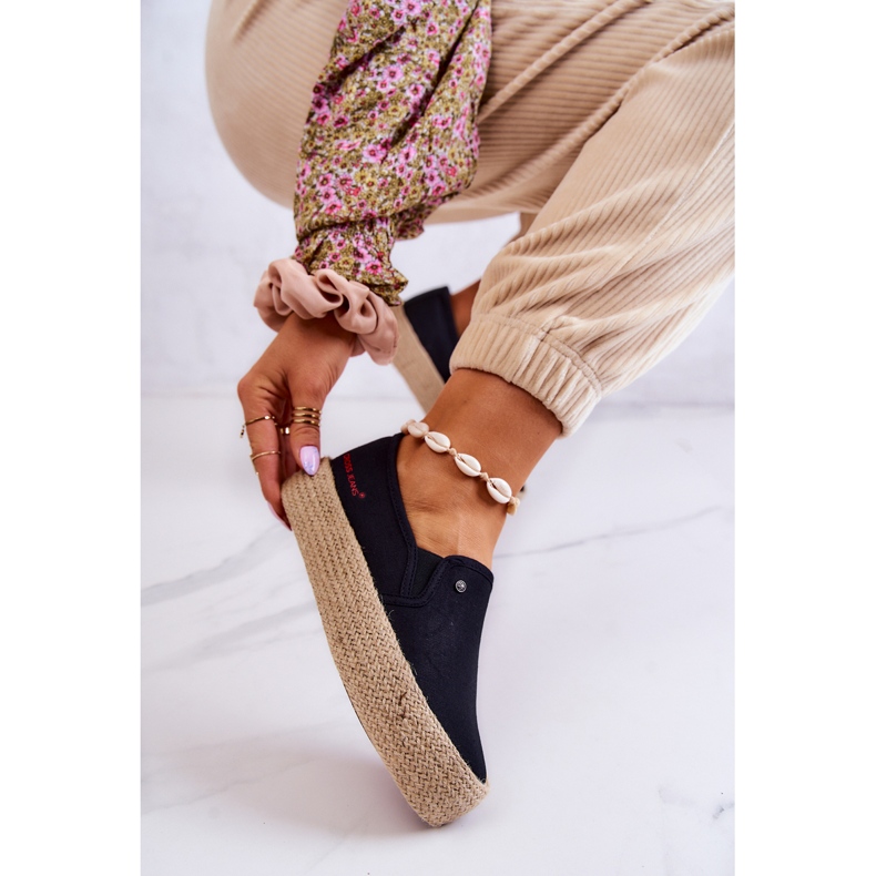 Women's Espadrilles On The Platform Cross Jeans JJ2R4015C Black 1