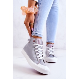 Women's High Sneakers Cross Jeans JJ2R4057C Gray grey 2 Women's High Sneakers Cross Jeans JJ2R4057C Gray grey 2