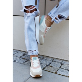 FG2 Beige and Green Coryse Tied Sport Shoes brown 1 FG2 Beige and Green Coryse Tied Sport Shoes brown 1