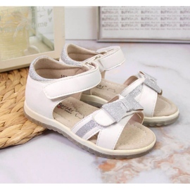 BM Velcro sandals S. Barski Jr OLI151A white 2
