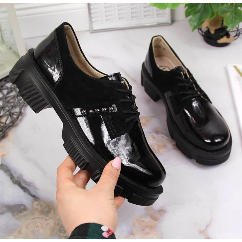 Leather shoes Filippo W PAW338 black 1