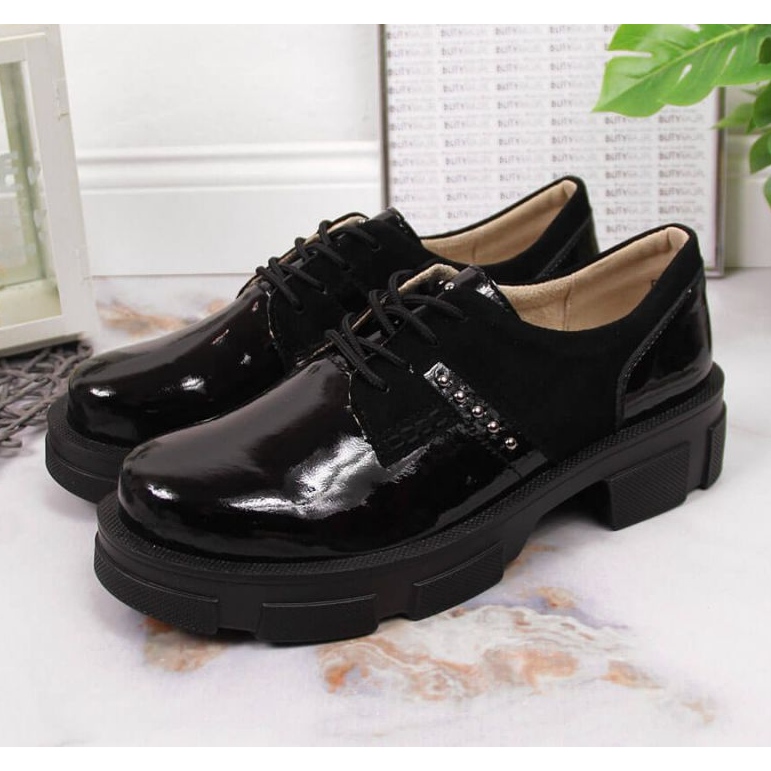 Leather shoes Filippo W PAW338 black 2