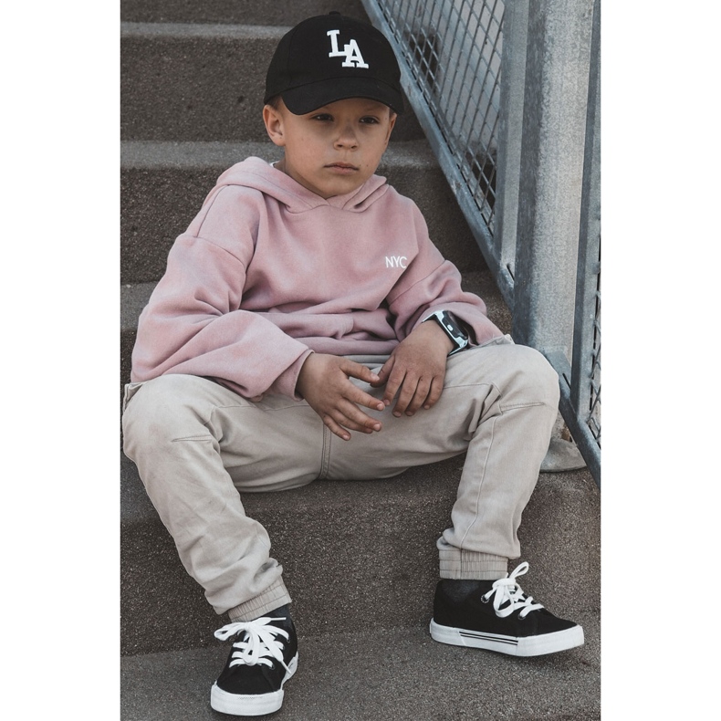 Black Children's Low Sneakers Big Star JJ374174 ['black'] 2