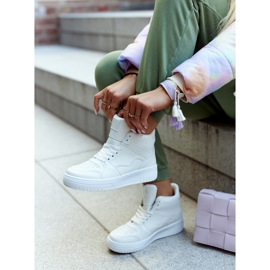 FG2 Women's High Sport Shoes White Megithoe 1 FG2 Women's High Sport Shoes White Megithoe 1