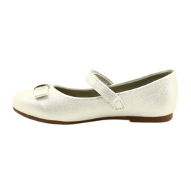 Miss Girls' ballerinas with a silver bow 1