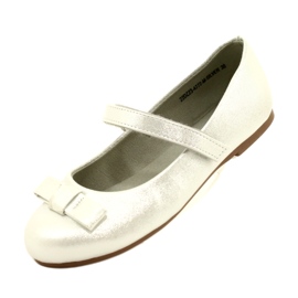 Miss Girls' ballerinas with a silver bow 3