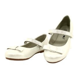 Miss Girls' ballerinas with a silver bow 2