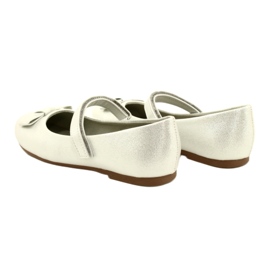 Miss Girls' ballerinas with a silver bow 5