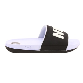 Nike Offcourt W BQ4632 007 slides white black violet 1