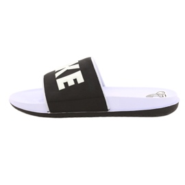 Nike Offcourt W BQ4632 007 slides white black violet 2