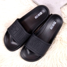Women's Slippers Big Star Black DD274A271 golden 2