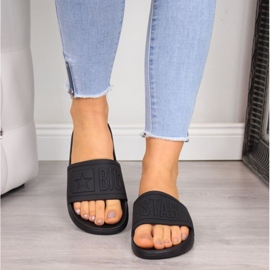 Women's Slippers Big Star Black DD274A271 golden 3