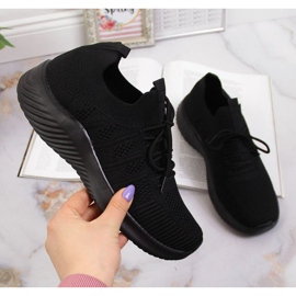 Black sports shoes slip on Filippo W PAW341 1