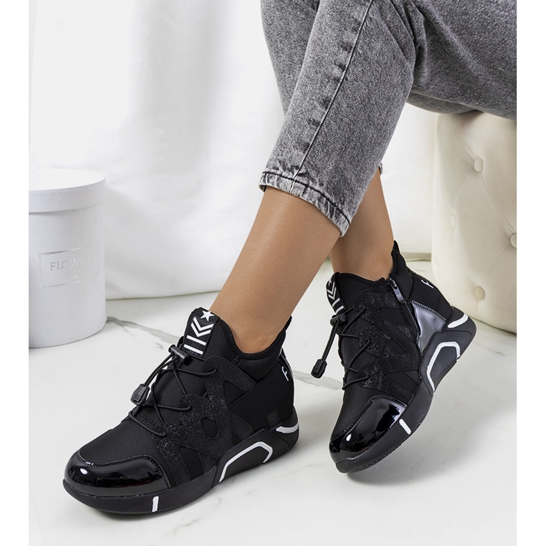 Black women's sneakers from Jarvis 1