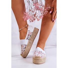 FE1 Women's White Berkaley Slip-On Espadrilles 2