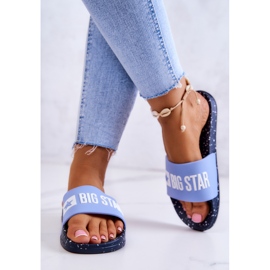 Women's Slippers Big Star JJ274A526 Blue 1