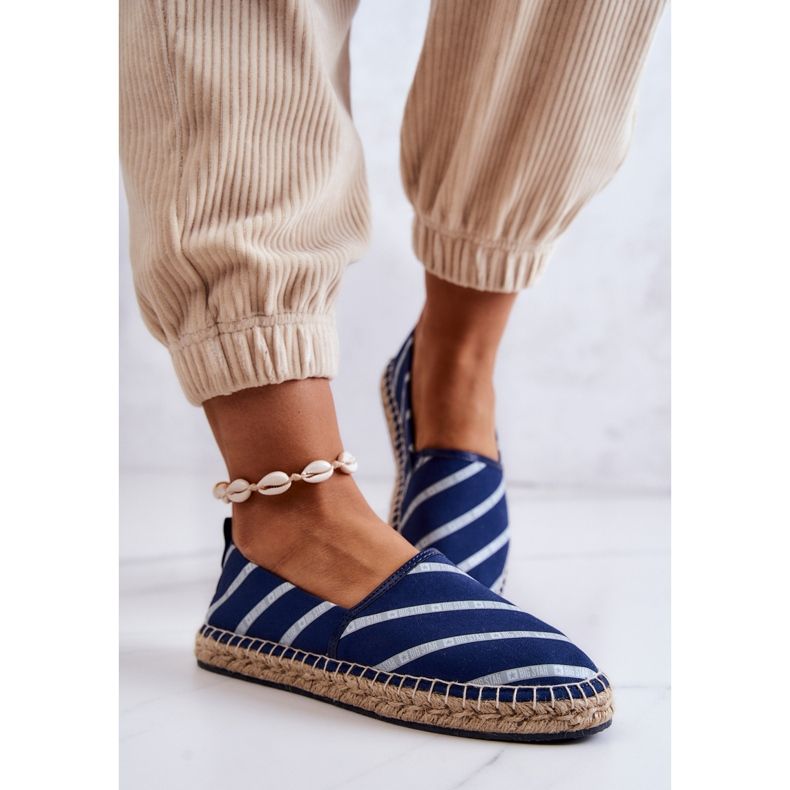 Women's Classic Espadrilles Big Star JJ274960 Navy Blue 2 Women's Classic Espadrilles Big Star JJ274960 Navy Blue 2