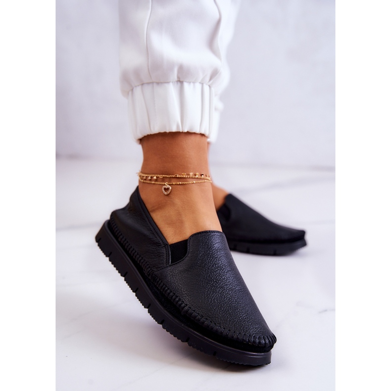 Women's Leather Slip-On Shoes Maciejka 03512-01 Black 2 Women's Leather Slip-On Shoes Maciejka 03512-01 Black 2