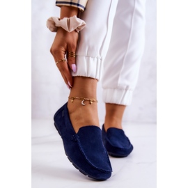 Women's Suede Loafers Big Star JJ274659 Navy Blue 1 Women's Suede Loafers Big Star JJ274659 Navy Blue 1