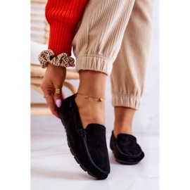 Women's Suede Loafers Big Star JJ274654 Black 1