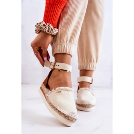 Women's Espadrilles With a Buckle Big Star JJ274886 Light beige 1
