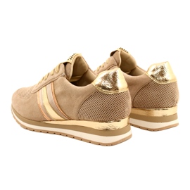 M.Daszyński Women's Sport Shoes Beige MR2169 5 M.Daszyński Women's Sport Shoes Beige MR2169 5