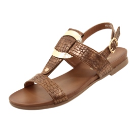M.Daszyński Złote Kołko Daszyński MR1958-10 sandals, brown-metalized 3 M.Daszyński Złote Kołko Daszyński MR1958-10 sandals, brown-metalized 3