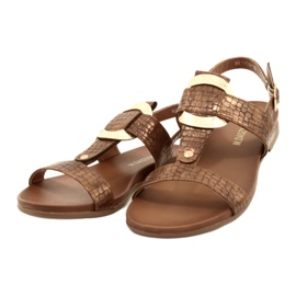 M.Daszyński Złote Kołko Daszyński MR1958-10 sandals, brown-metalized 2 M.Daszyński Złote Kołko Daszyński MR1958-10 sandals, brown-metalized 2