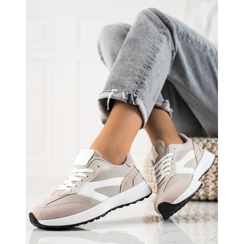 TRENDI Classic sports shoes beige 2