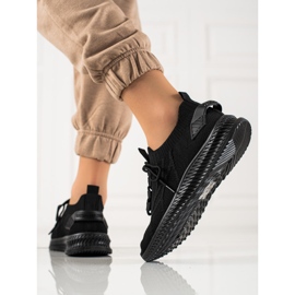 TRENDI Fashionable sports shoes black 2 TRENDI Fashionable sports shoes black 2