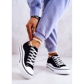 S.Barski Women's Black Menifee tied sneakers 2 S.Barski Women's Black Menifee tied sneakers 2