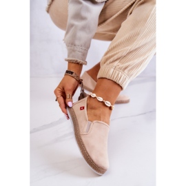 Women's Espadrilles Slip-On Big Star JJ276001 Beige 1