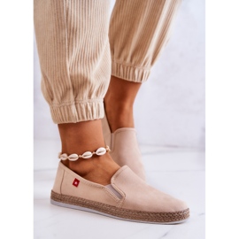 Women's Espadrilles Slip-On Big Star JJ276001 Beige 2